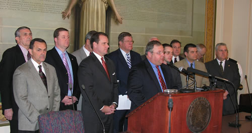 Senate Republicans unviled thier 2009 legislative agenda at the Capitol Wednesday.