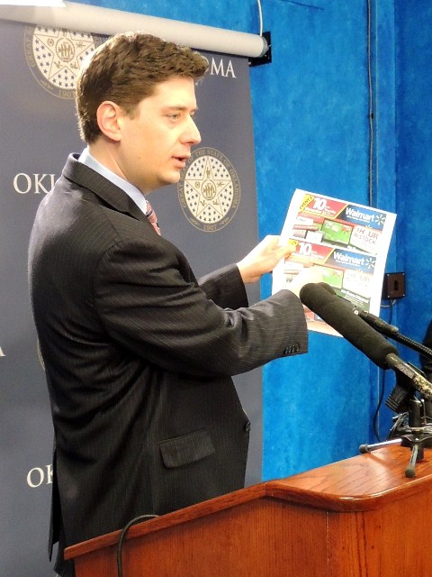Sen. Holt compares national Black Friday ad to Oklahoma version.