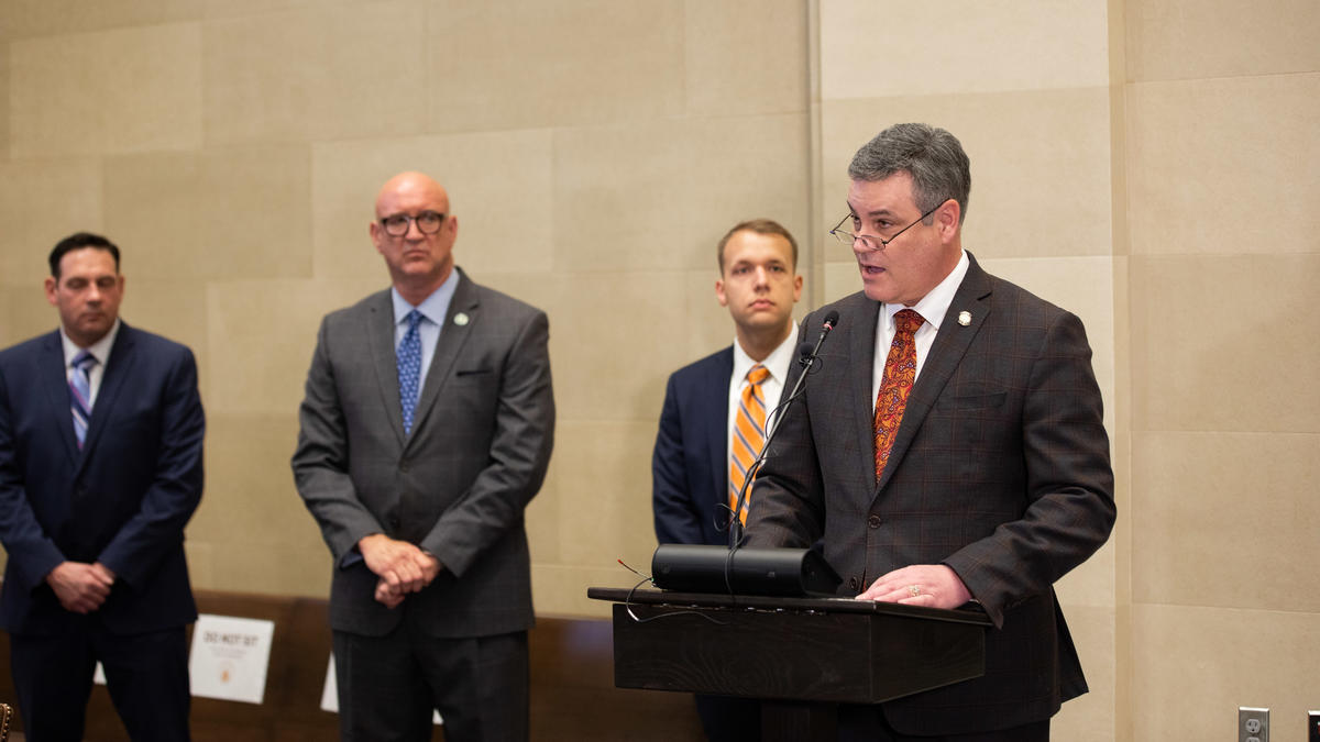 Sen. James Leewright, R-Bristow, chair of the Senate’s Business, Labor and Commerce Committee, and chair of the Senate Select Committee created to study this issue discusses proposed legislation.