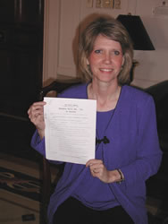 Sen. Riley hopes her bill, SB 721, will reduce identity theft.