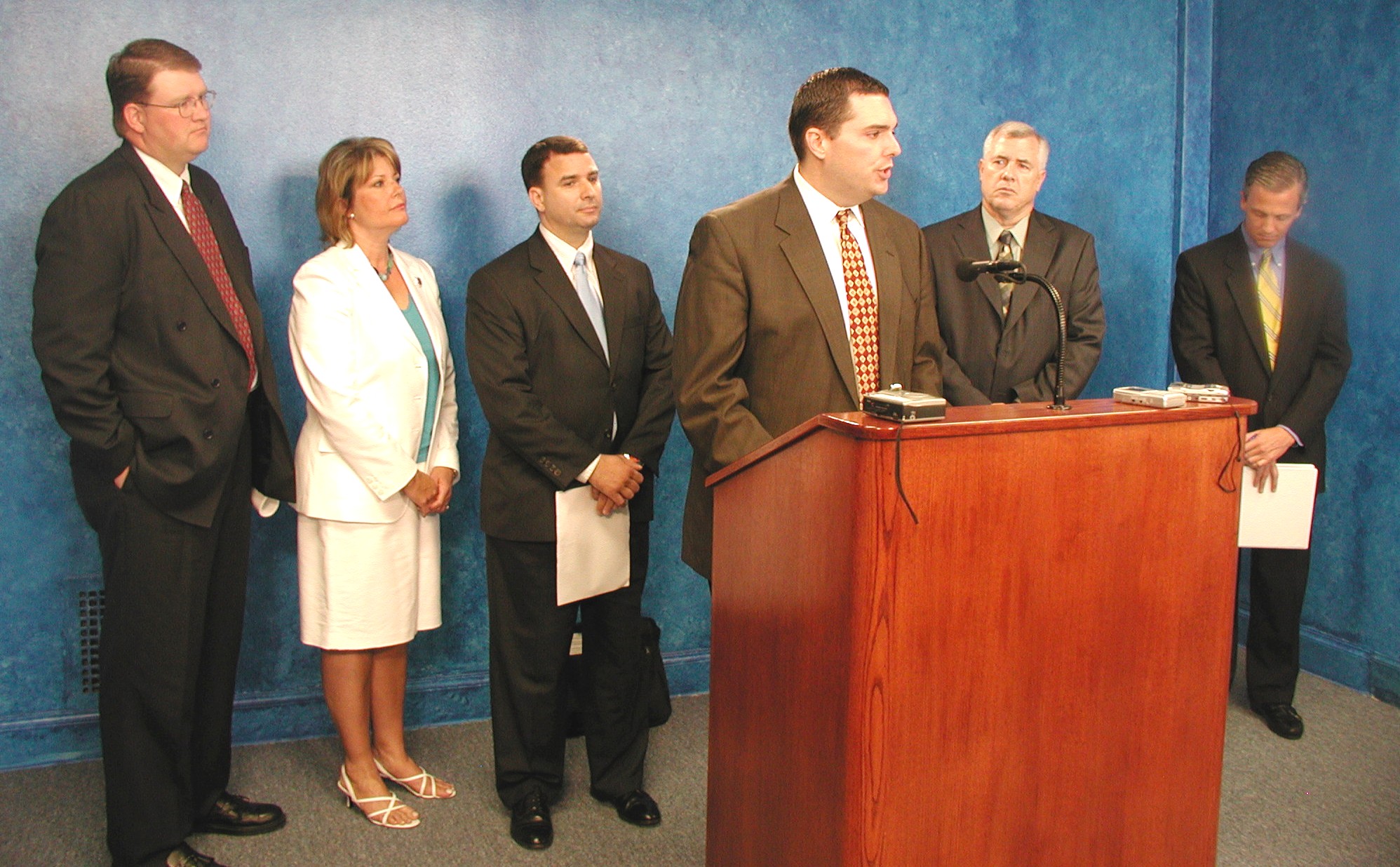 Sen. Clark Jolley announces the formation of an eminent domain task force.
