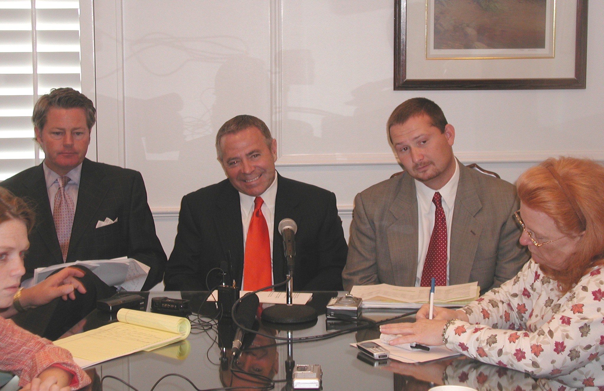 Senators Jeff Rabon, Mike Morgan and Kenneth Corn discuss the special session.