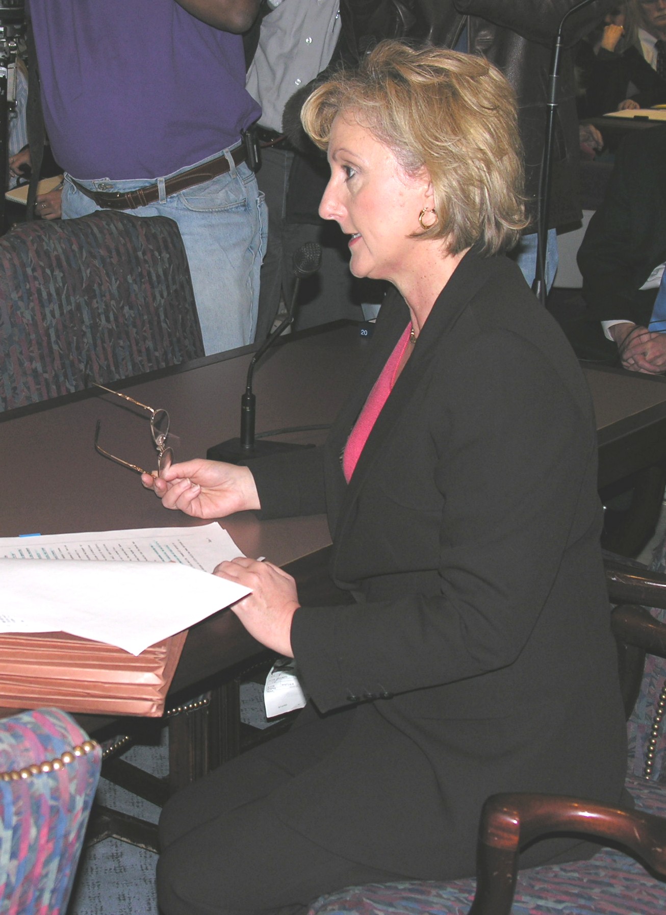 Senator Paddack presents SB 1037 before the Senate Judiciary Committee Tuesday morning.