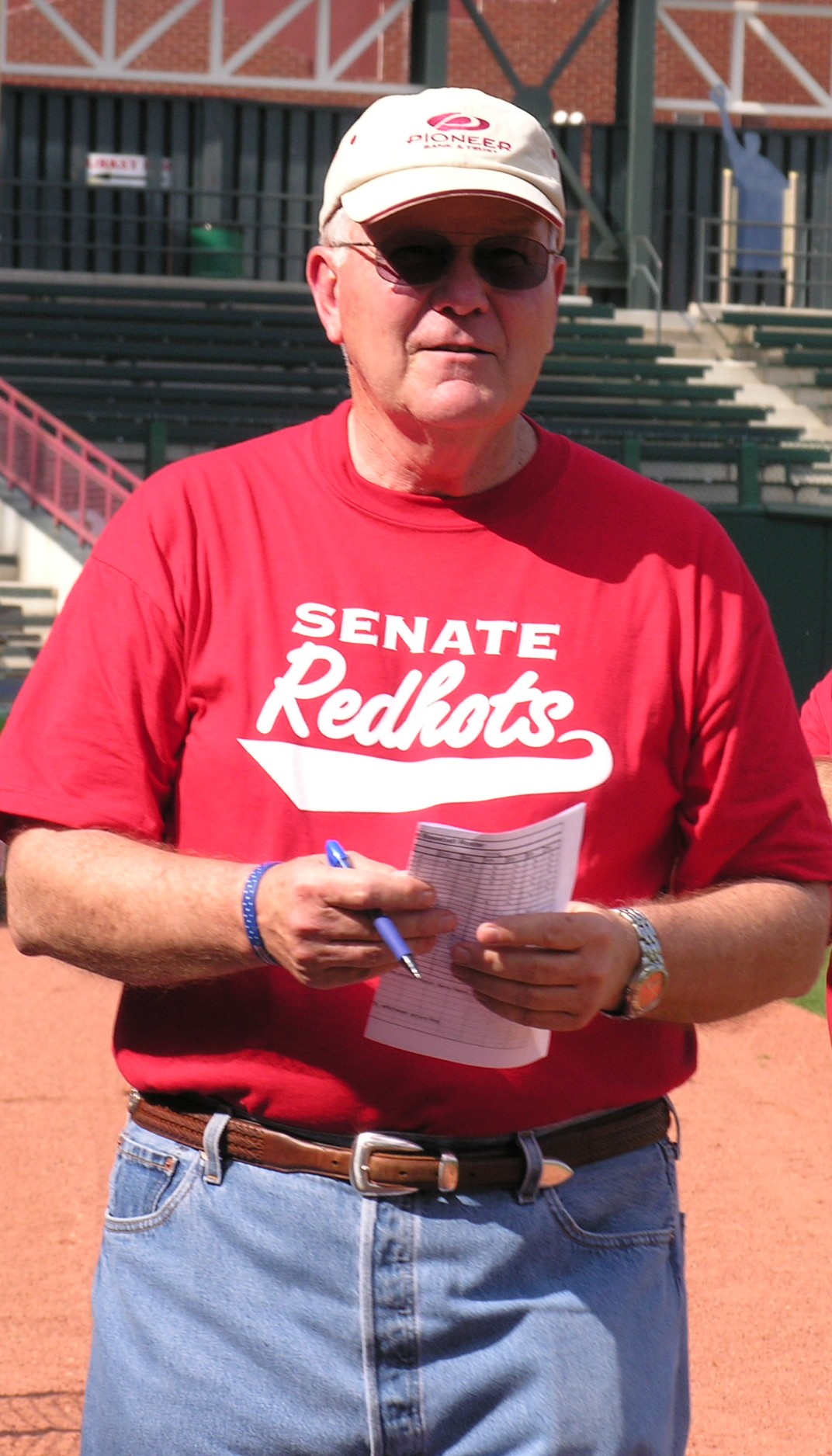 Coach Myers guides Redhots to another win.