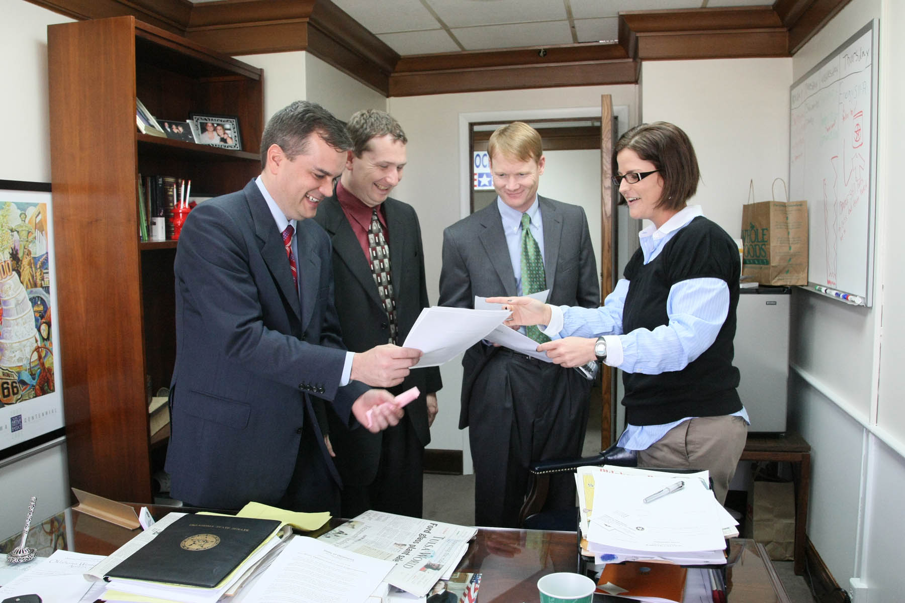 Democrat Senators and Democratic Communications Director discuss health care legislation and the upcoming Oklahoma City Memorial Marathon Relay.