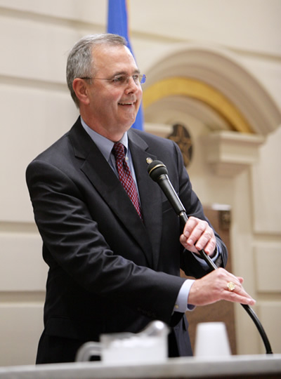 Newly elected Senate President Pro Tempore Brian Bingman.