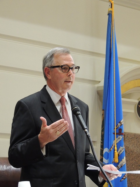 Sen. Brian Bingman elected to a third term as Pro Tem.